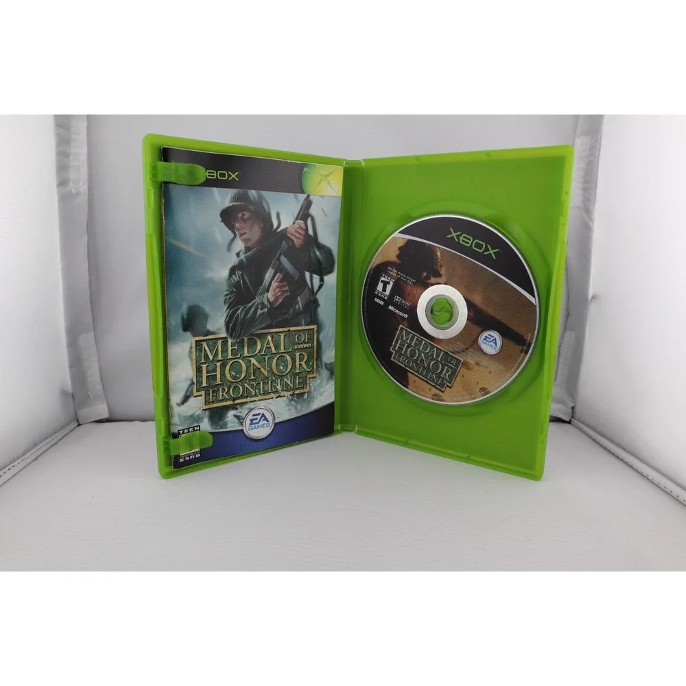 Medal of Honor: Frontline (Microsoft Xbox, 2002) CIB Complete Tested and Working